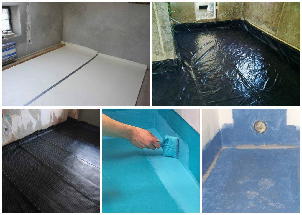 Badezimmerabdichtung (128 Fotos): Fliesenbodenbeschichtung, die besser zum Isolieren von Holzwänden geeignet ist