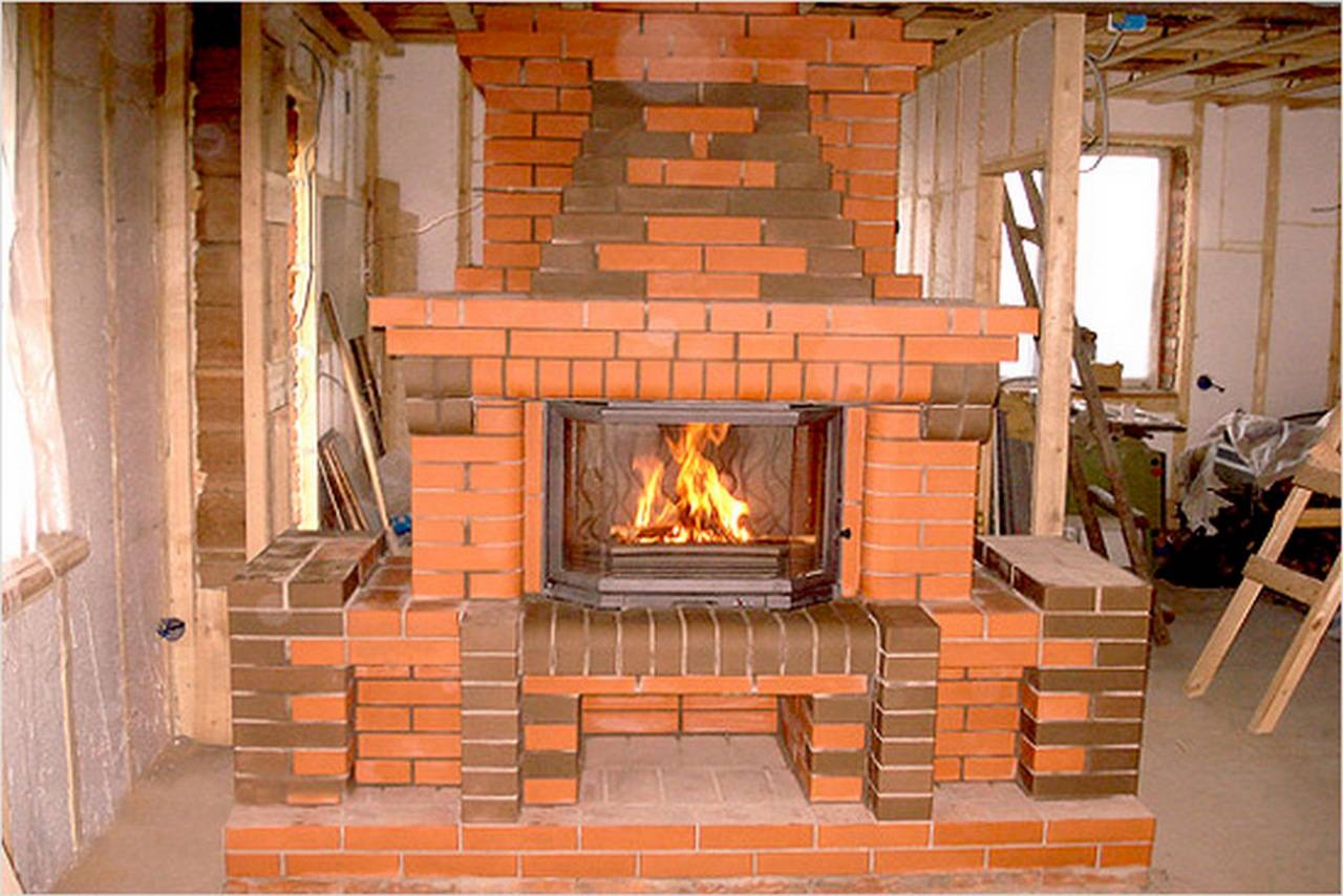 Schicker gemauerter Kamin zum Selbermachen - Bestellung, Schema + Videoanleitung