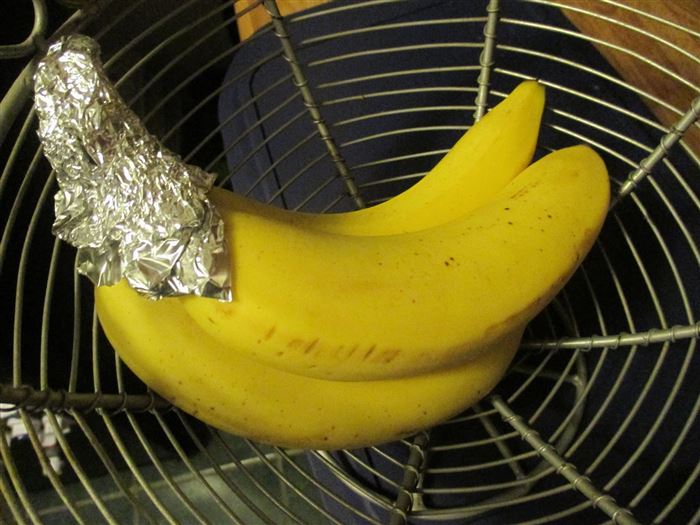 So halten Sie Bananen zu Hause frisch