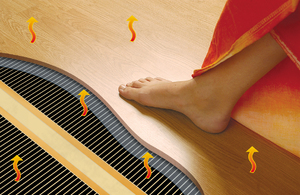 Varmt gulv under laminatet: vælg hvilken der er bedre at lægge + et eksempel på arbejdet