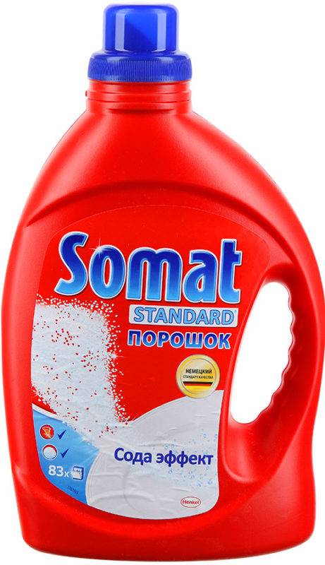 Überblick über Somat-Tabletten für Geschirrspüler: Typen, Vor- und Nachteile, Kundenbewertungen