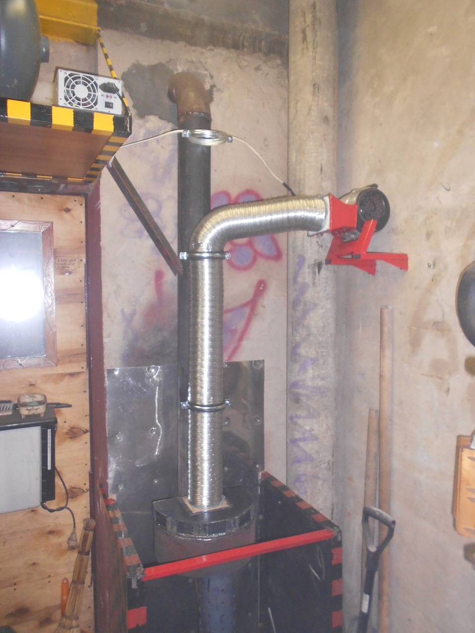 Hausgemachter Dickbauchofen mit hoher Effizienz
