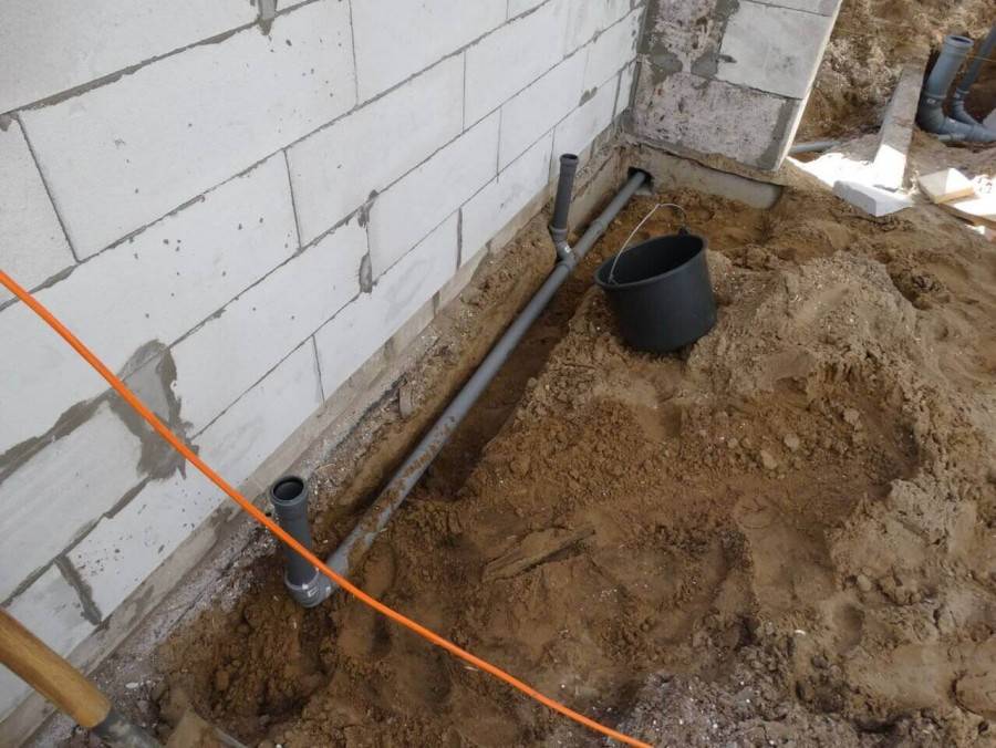 Wie macht man mit eigenen Händen einen Abwasserkanal auf dem Land?