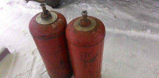 Hvorfor gasflasken er dækket af frost: årsager til gasfrysning i cylinderen og måder at forhindre det på