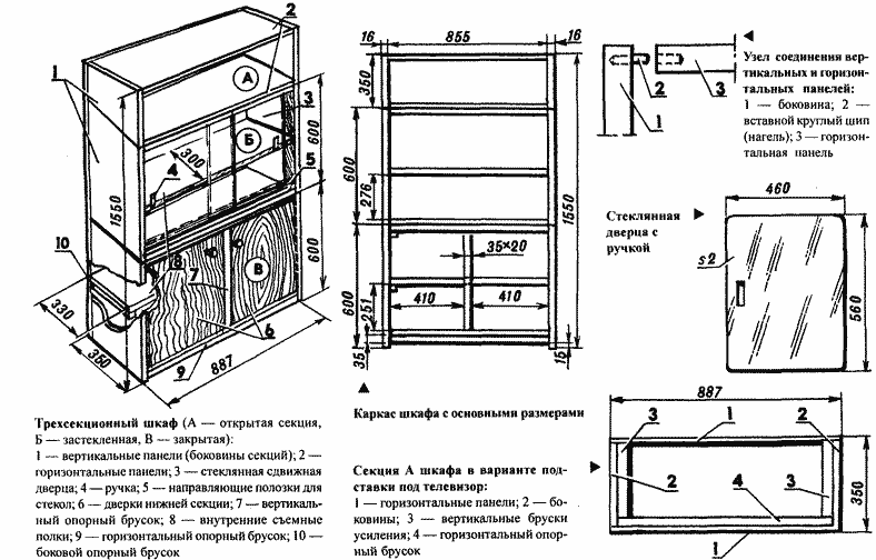 Hvordan man bygger et skab på balkonen med dine egne hænder: ideer og instruktioner til samling af møbler