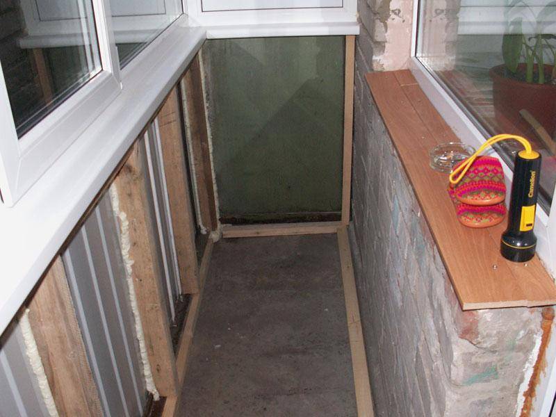 Bodendämmung zum Selbermachen auf Balkon oder Loggia - Schritt-für-Schritt-Anleitung mit Foto und Beschreibung