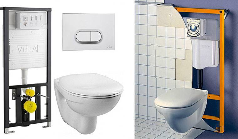 Hängende Toilette mit Installation: Auswahlregeln, Vor- und Nachteile einer solchen Lösung + Installationsschritte
