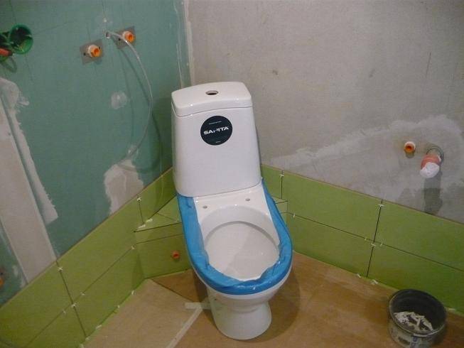 Gør-det-selv toilet installation