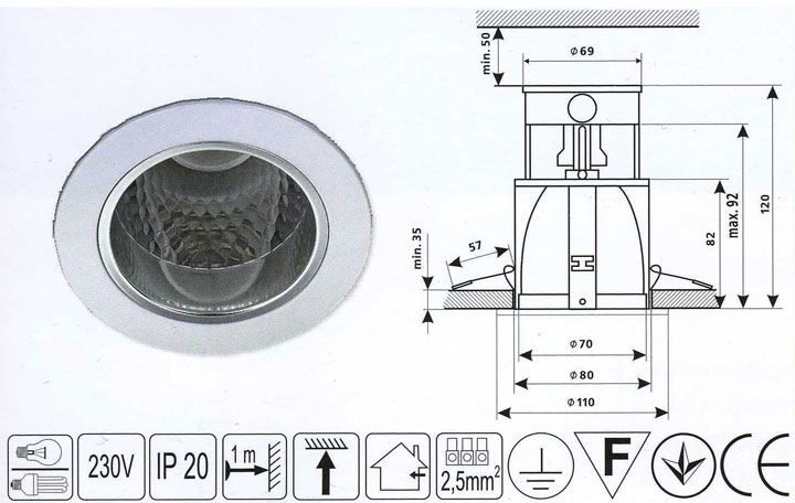 Pærer til stræklofter: regler for valg og tilslutning + layout af lamper på loftet