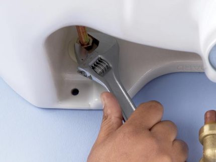 So installieren Sie eine Spüle mit Sockel - eine detaillierte Analyse der Montagetechnik