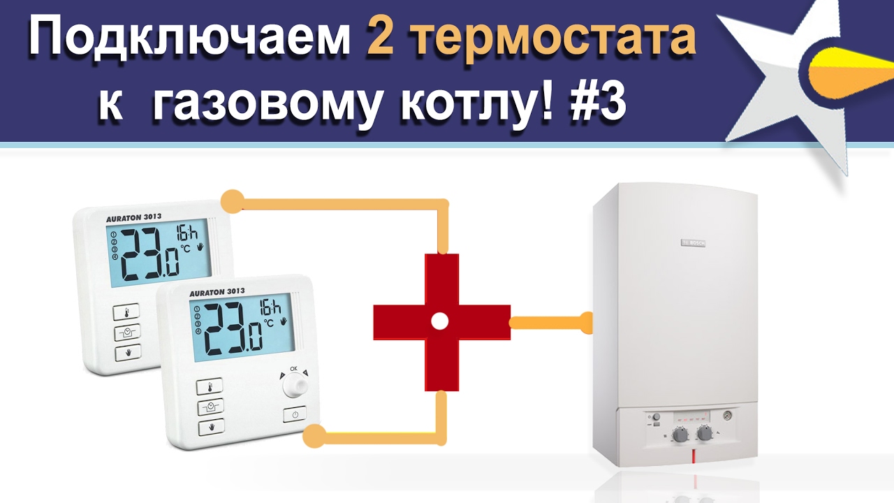Anschließen eines Thermostats an einen Gaskessel