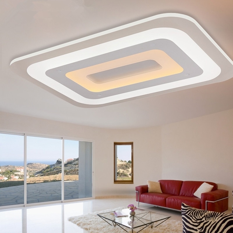 LED-Deckenleuchten für zu Hause: die Nuancen der Wahl