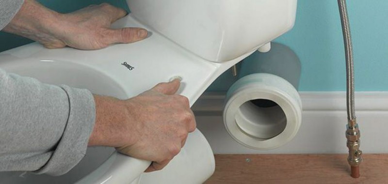 Gør-det-selv toilet installation