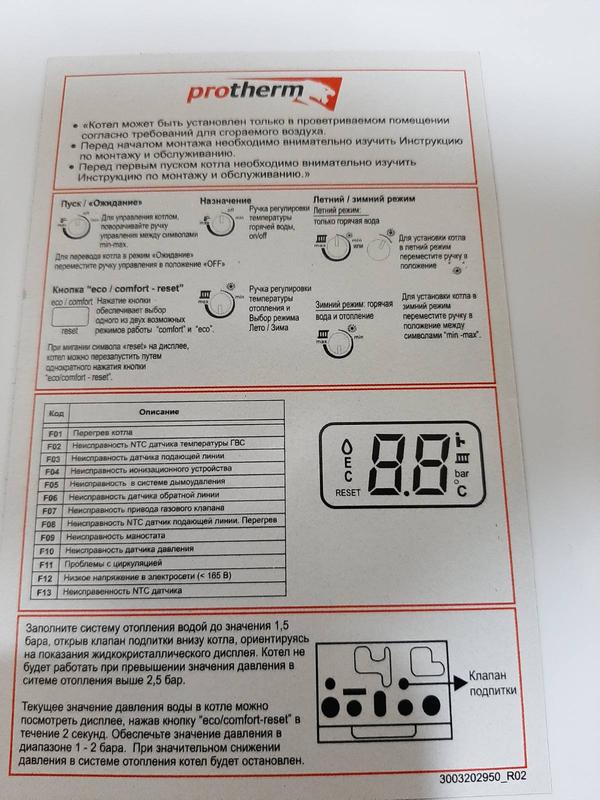 Gaskessel Proterm - zuverlässige Heizgeräte