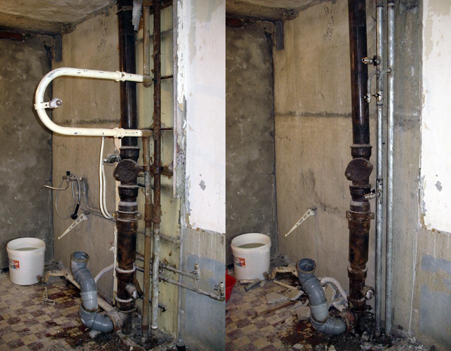 Schema der Kanalisation aus Betonringen in einem Privathaus, einer Wohnung, Chruschtschow: Axonometrie, Exekutive, Videoanleitung, wie man es mit eigenen Händen, mit eigenen Geräten, Foto und Preis herstellt
