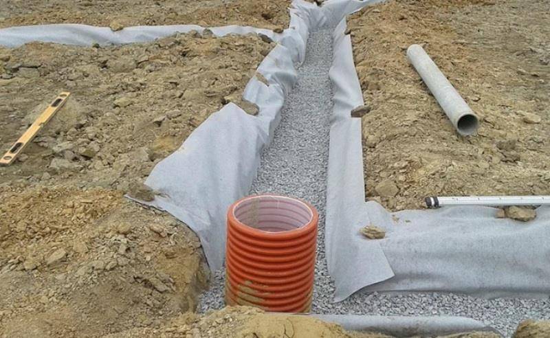 Baustellenentwässerung zum Selbermachen: Merkmale des Baus verschiedener Entwässerungsarten