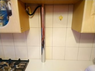 So verstecken Sie eine Gasleitung in der Küche - verschiedene Möglichkeiten, das Problem zu lösen. Schritt für Schritt Fotoanleitung