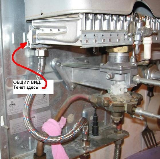 Warum sich das Wasser in der Gassäule nicht erwärmt