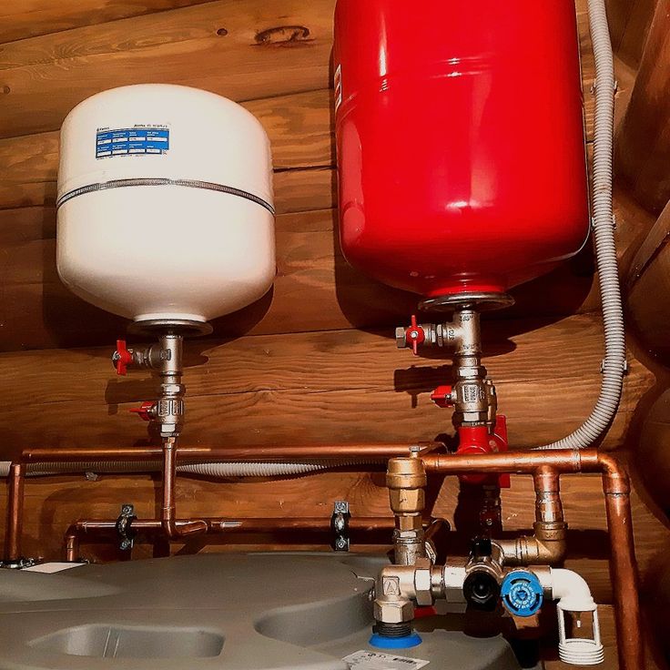 Ausdehnungsgefäß für die Auswahl der Wasserversorgung, Installation