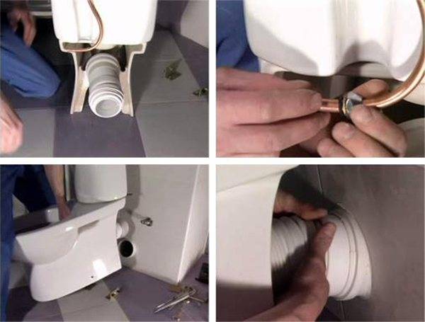 Wellung für die Toilette: Regeln für die Installation und den Anschluss an die Installation