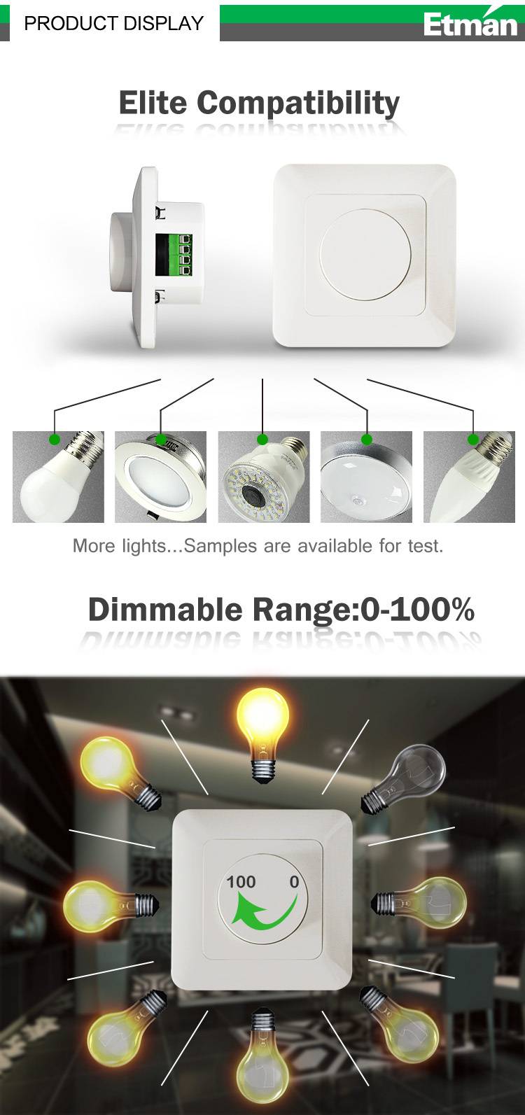 Dimmer für LED-Lampen - Typen, wie man wählt, die besten Modelle auf dem Markt