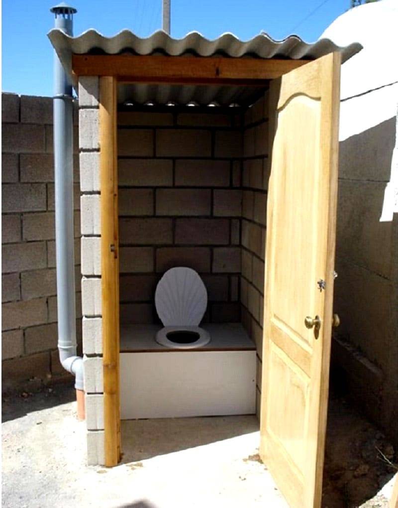 Zeichnung einer Landtoilette: Schemata und Projekte der besten hausgemachten Produkte