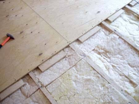 Udjævning af gulvet med krydsfiner på et gammelt trægulv: populære ordninger + arbejdstips