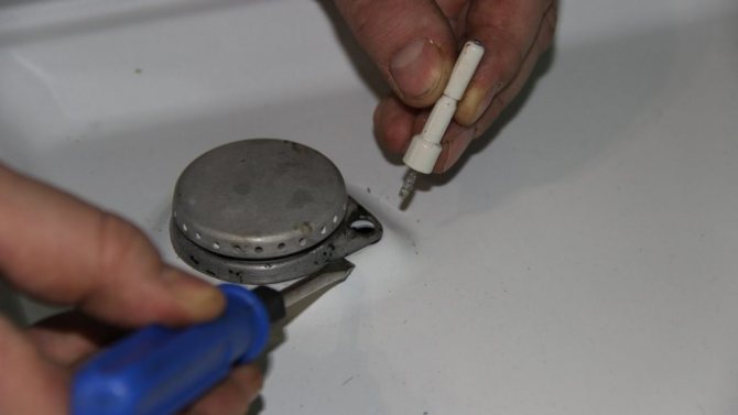 Kann ich den Gasherd alleine ausschalten und wie geht das?