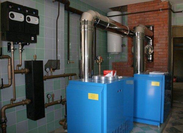 Organisation einer Heizungsanlage ohne Gas und Strom