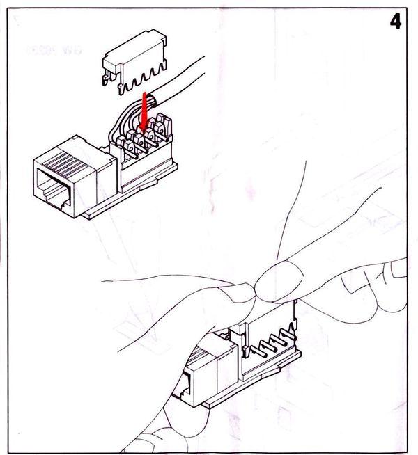 So verbinden Sie eine RJ-45-Netzwerk-Internetsteckdose - Pinbelegungsdiagramm
