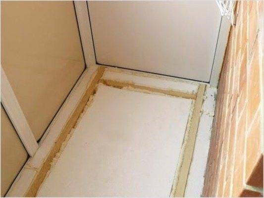 So isolieren Sie einen Balkon mit Ihren eigenen Händen
