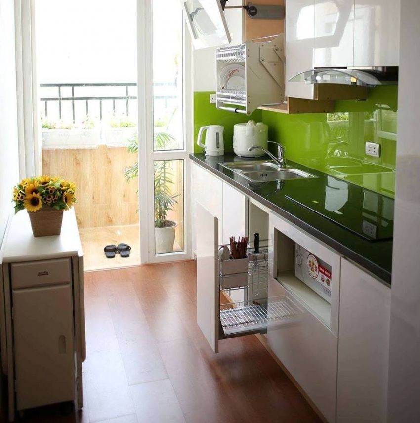 Design einer kleinen Küche: Ideen, Fotos und praktische Tipps (50 Fotos) | moderne und trendige Küchen