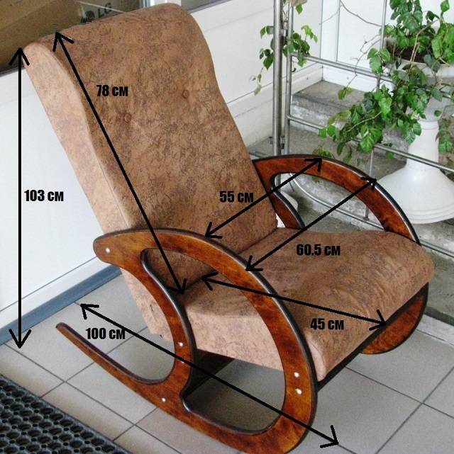 Wie man mit eigenen Händen einen Schaukelstuhl baut