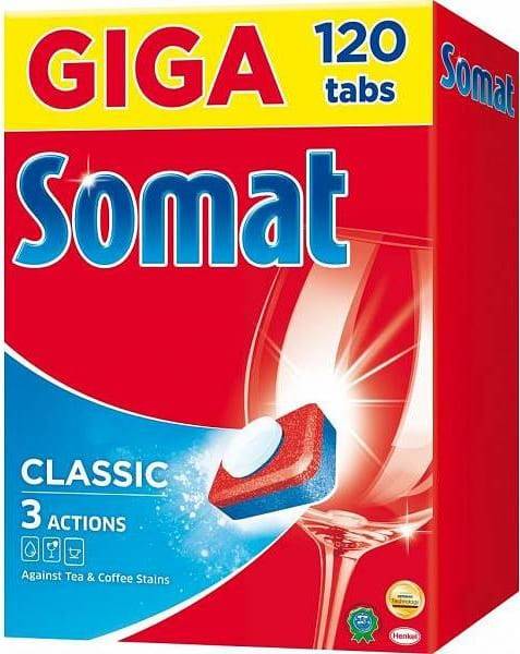 Oversigt over Somat tabletter til opvaskemaskiner: typer, fordele og ulemper, kundeanmeldelser