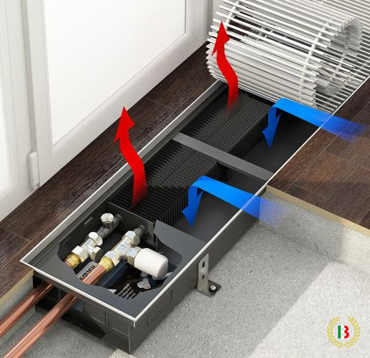 Bodenkonvektoren für die Warmwasserbereitung