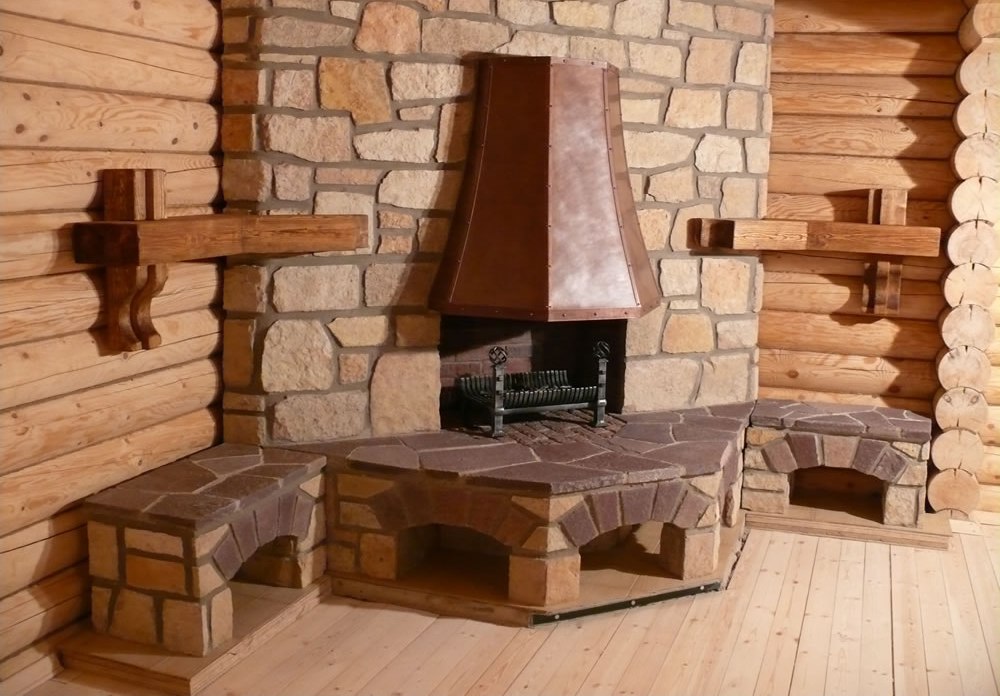 Bauen Sie mit Ihren eigenen Händen einen Kamin in einem Holzhaus