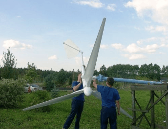 Kinetischer Windgenerator: Gerät, Funktionsprinzip, Anwendung