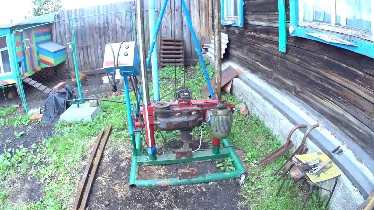 Bohrgerät zum Selbermachen: hausgemachte Produkte zum Bohren von Brunnen