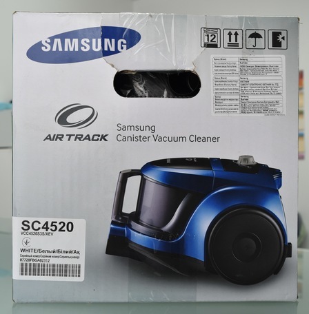 Samsung sc6573 Haushaltsstaubsauger mit Staubbeutel aus Kunststoff
