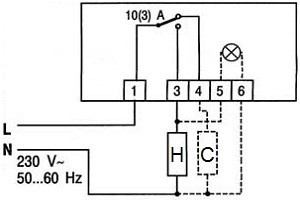 So schließen Sie einen Raumthermostat an einen Gaskessel zum Heizen an Anschlussdiagramm