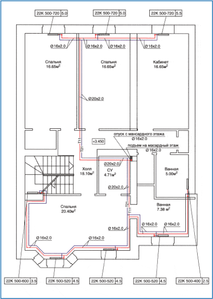 Hydraulisk beregning af et varmesystem med formler og eksempler