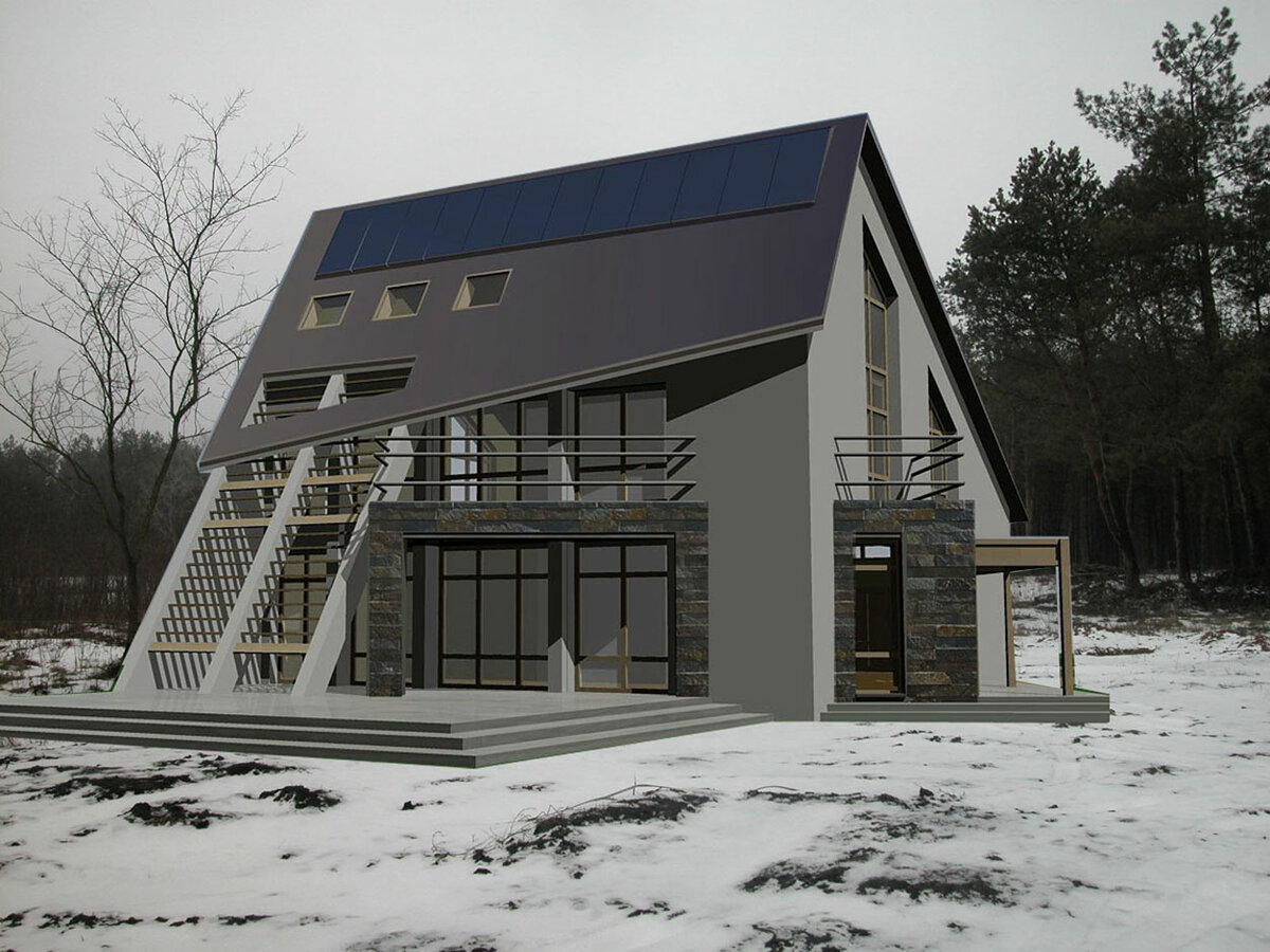 Energieeffiziente Häuser, die Heiz- und Stromkosten decken