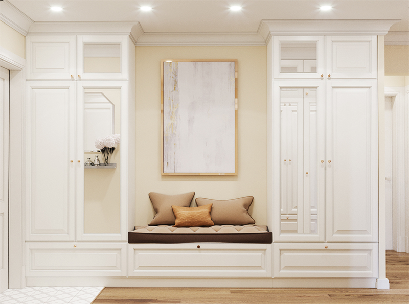 5 måder at med succes vælge møbler til visuelt at forstørre gangen