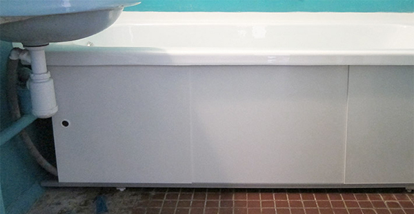 So befestigen Sie den Bildschirm mit Ihren eigenen Händen unter der Badewanne: Diagramme (Fotos und Videos)