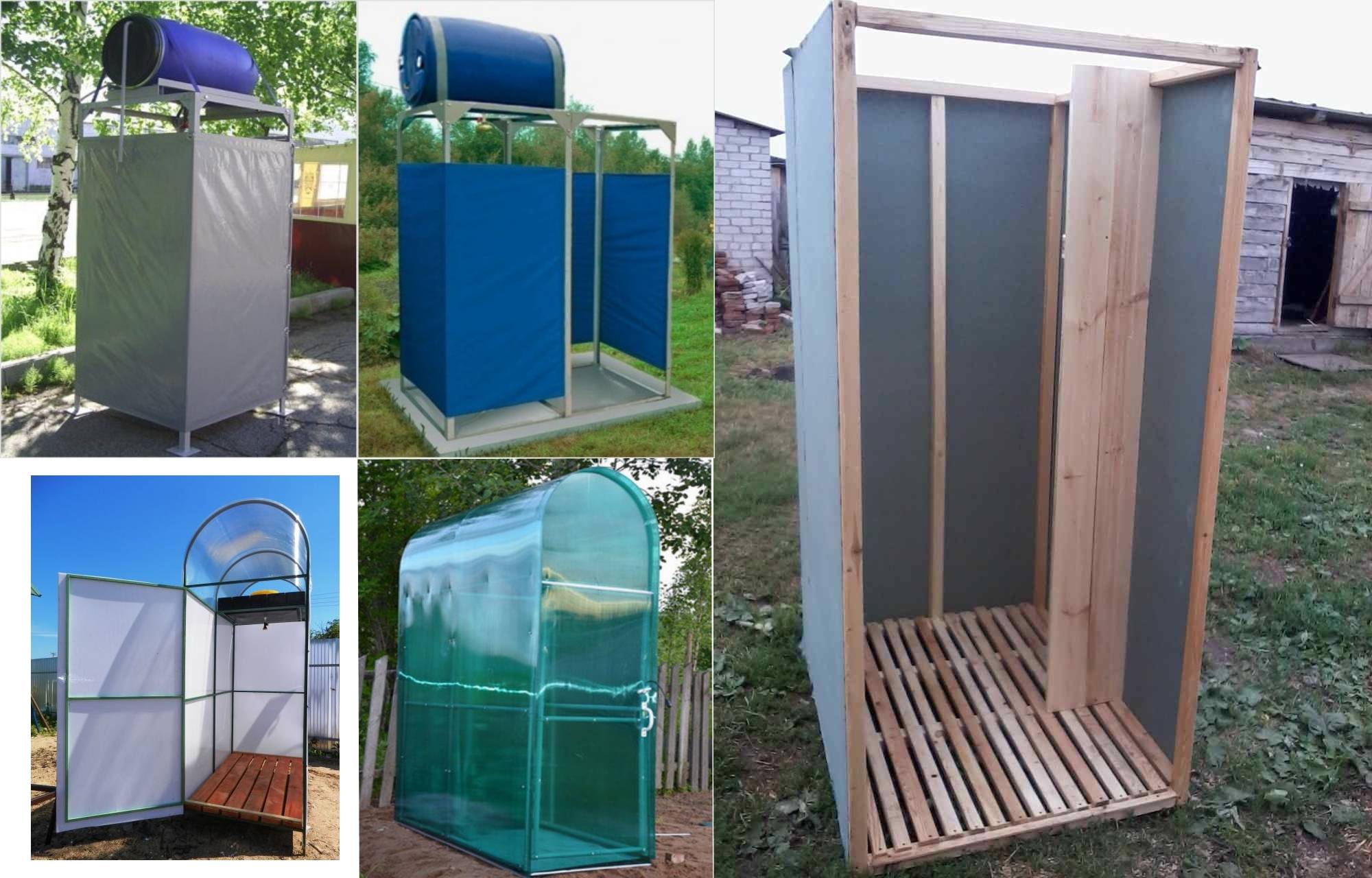 So machen Sie mit Ihren eigenen Händen eine Sommerdusche auf dem Land: Fotos, Videos und Gestaltungsmöglichkeiten