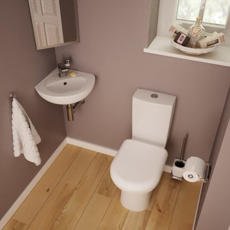 6 Design-Ideen für kleine Toiletten + Fotos | Viti Petrovs Baublog