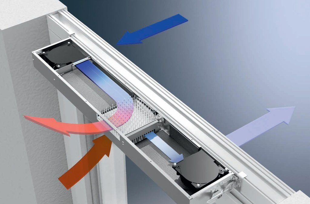 Zuluftventil für Kunststofffenster: Einbau, Gerät, Typen