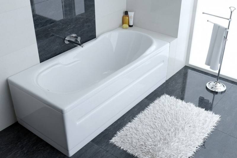 Standardmål på badekar: standardmål for sanitetsartikler i akryl og støbejern