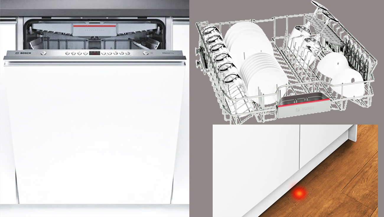 Einbaugeschirrspüler bosch smv44kx00r silentplus mit lakonischem design