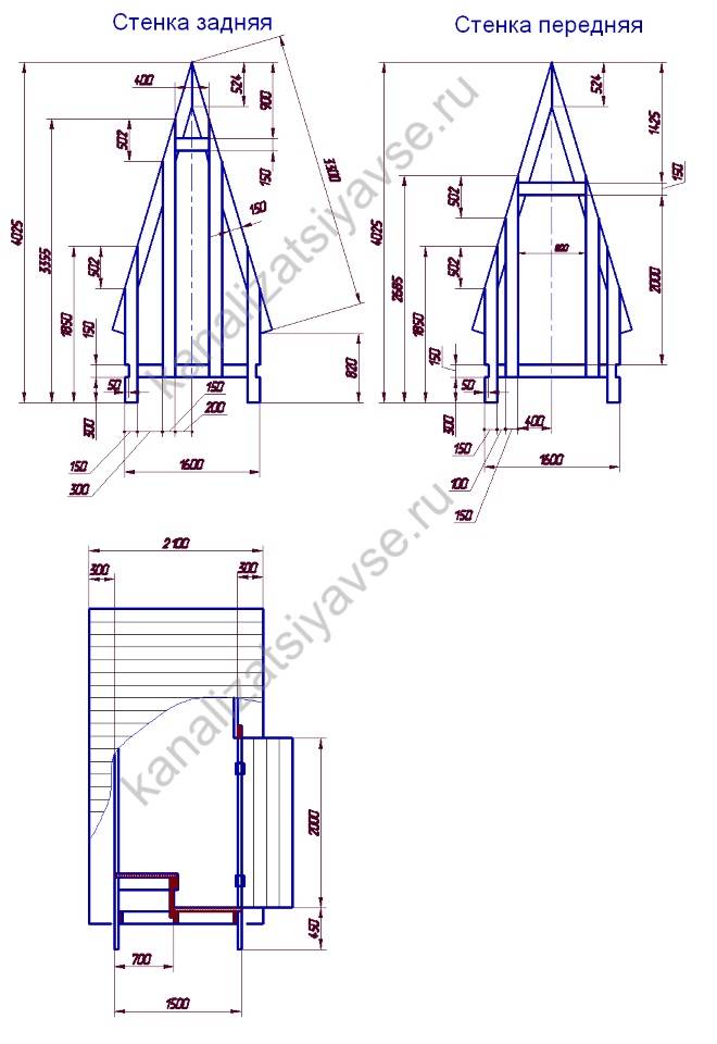 Do-it-yourself-Toilette auf dem Land: Layout und Stil, Zeichnungen, Konstruktion